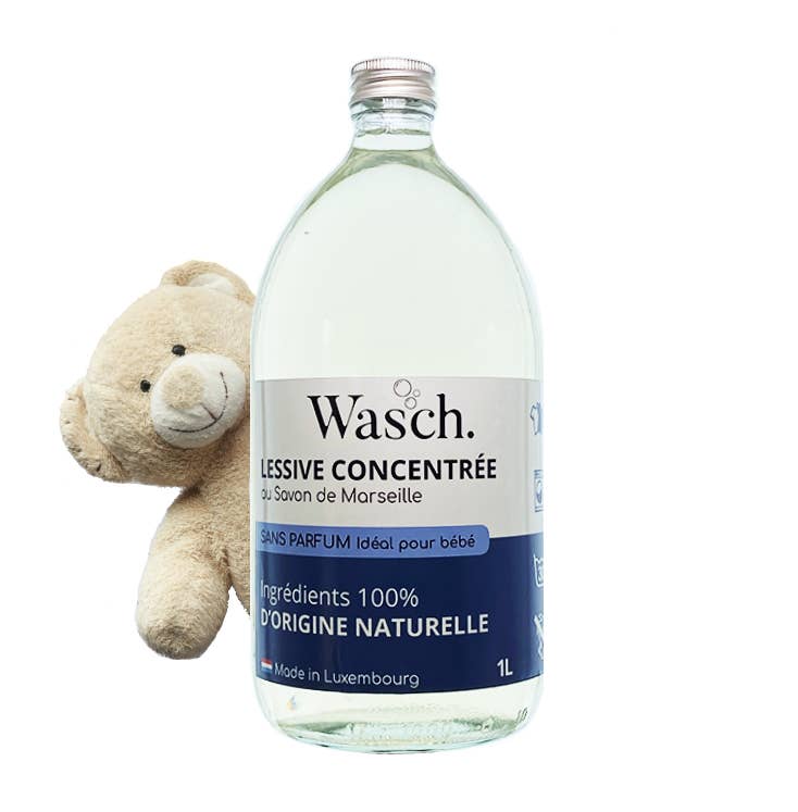 Wasch - Wholesale Liquid Laundry Detergent - Special Baby Laundry Detergent “L'Originale” - Fragrance Free0