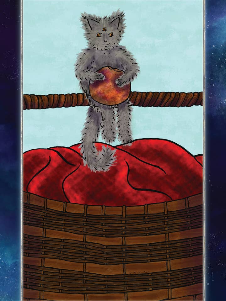 A Conspiracy of Fluff | 4x6 Art Postcard for wholesale by PepTalk Productions, LLC