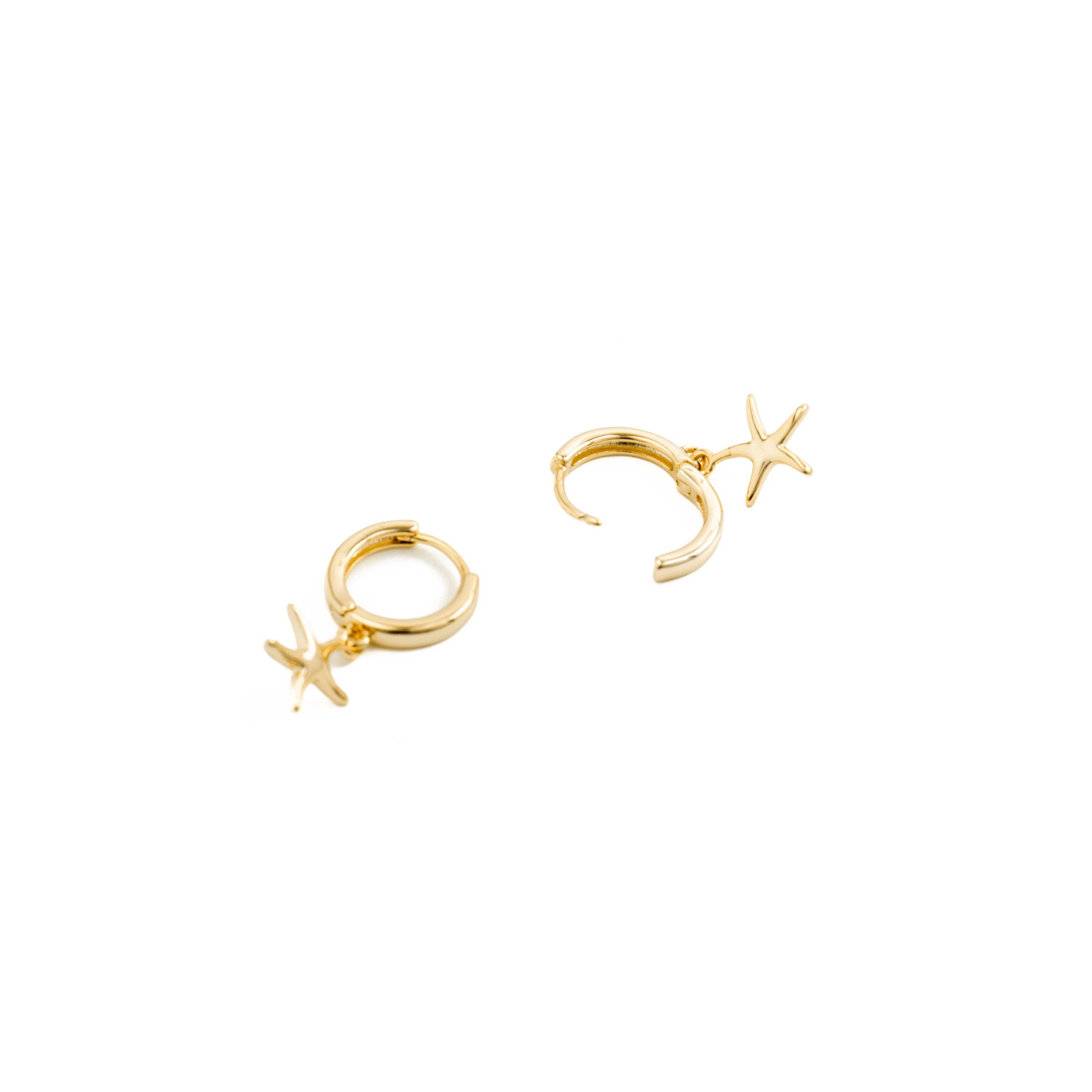 Luxenter - Wholesale Dangle Earrings - Pendientes acabados en oro amarillo de 18k - Ashir3