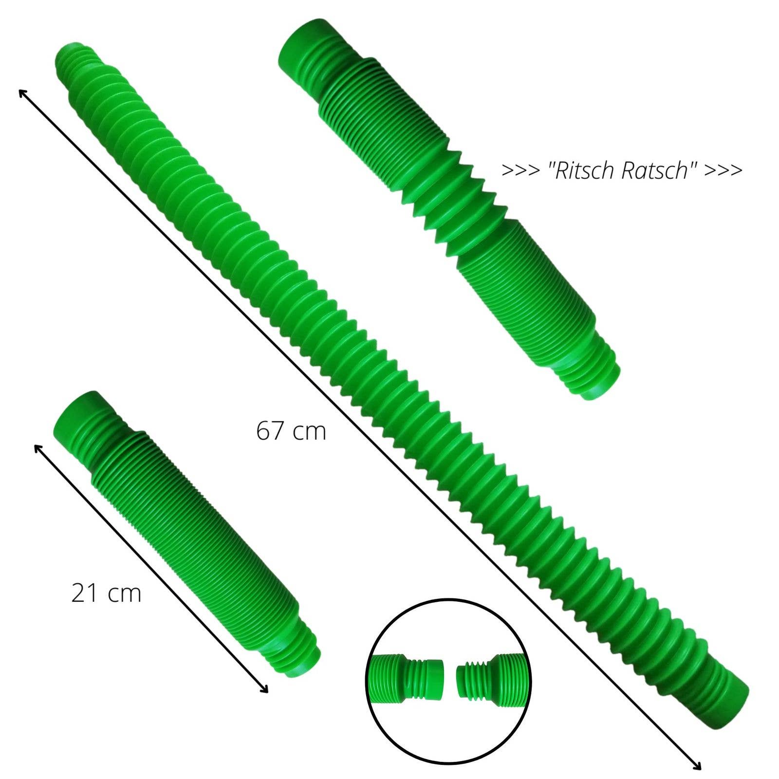 alldoro GmbH - Wholesale Classic Toy - Kids - Flexi tubes, set of 3 stretch tubes, diameter 4.5 cm2