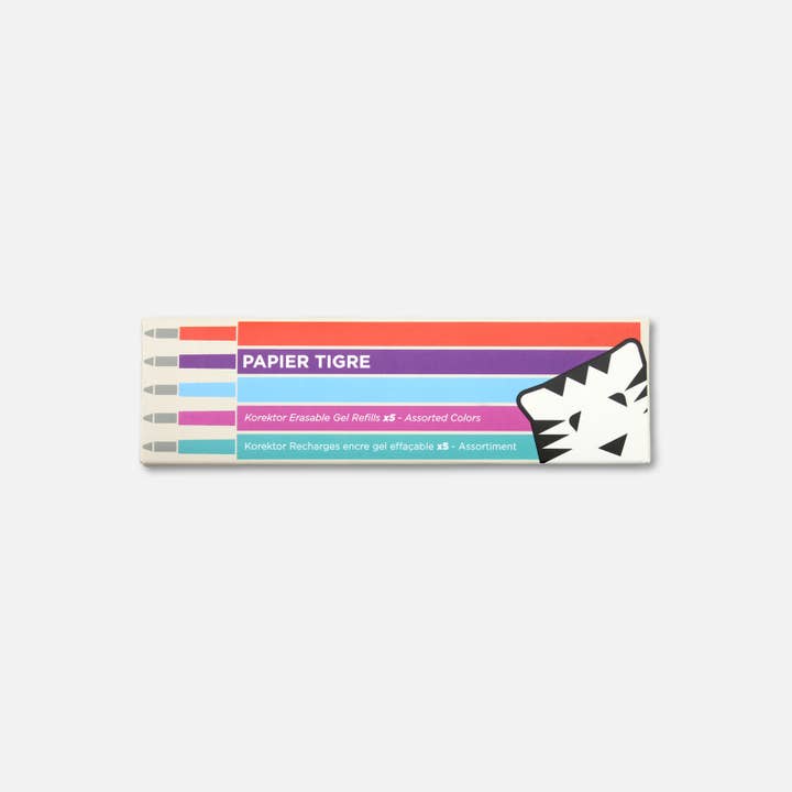BOX 5 KOREKTOR ERASABLE PEN GEL REFILLS for wholesale by Papier Tigre