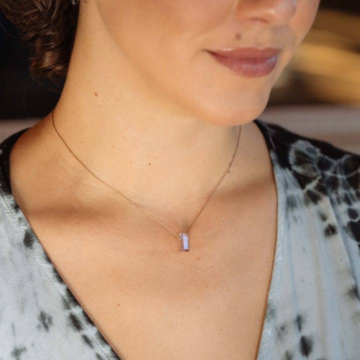 SoulKu - Wholesale Pendant/Charm Necklace - Amethyst Refined Necklace for Fearless