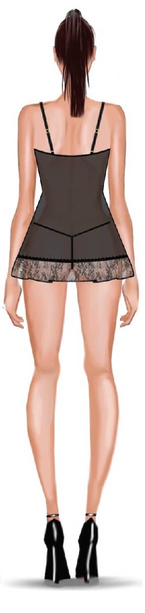 House of Desire - Wholesale Lingerie Set - Women's - KIKI LACE BABYDOL & G-STRING SET29