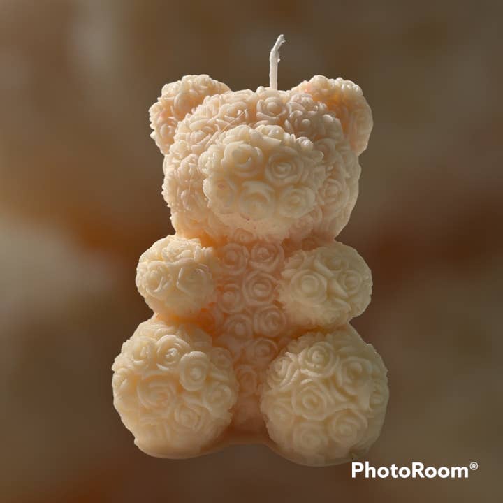 AtelierCMXII - Wholesale Novelty Candle - New in! Rosey Teddy Bear Candle1