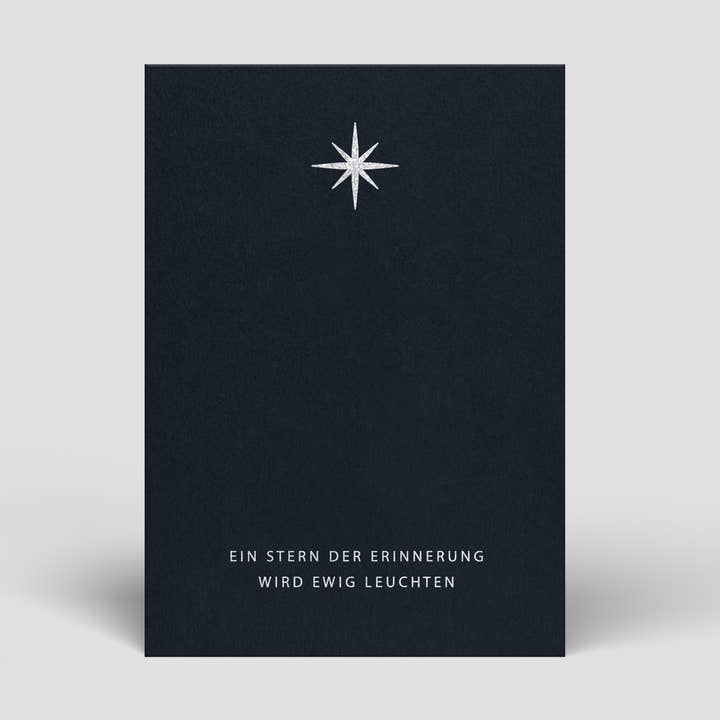 Naturbedacht - Vendita all'ingrosso Biglietti di condoglianze - Biglietto di lutto: equo, ecologico e sostenibile0