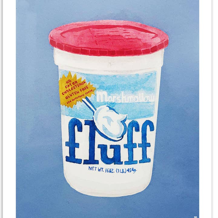 Ohello Boston - Wholesale Art Print - Fluff Watercolor Art Print3