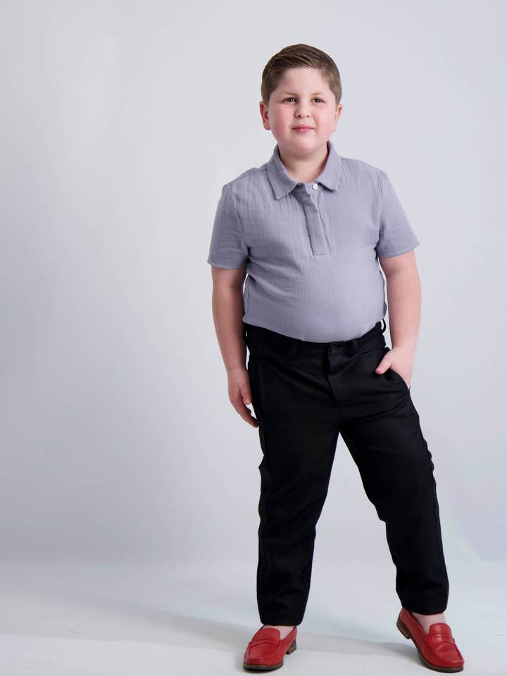 Black Dress Pants for wholesale by Mofi Boys Clothing