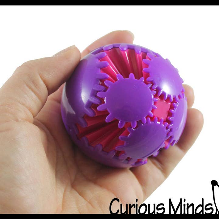 Curious Minds Toys - Wholesale Fidget Toy - Kids - 1 Gear Ball Fidget - Rotating and Spinning Spinner Stress S1