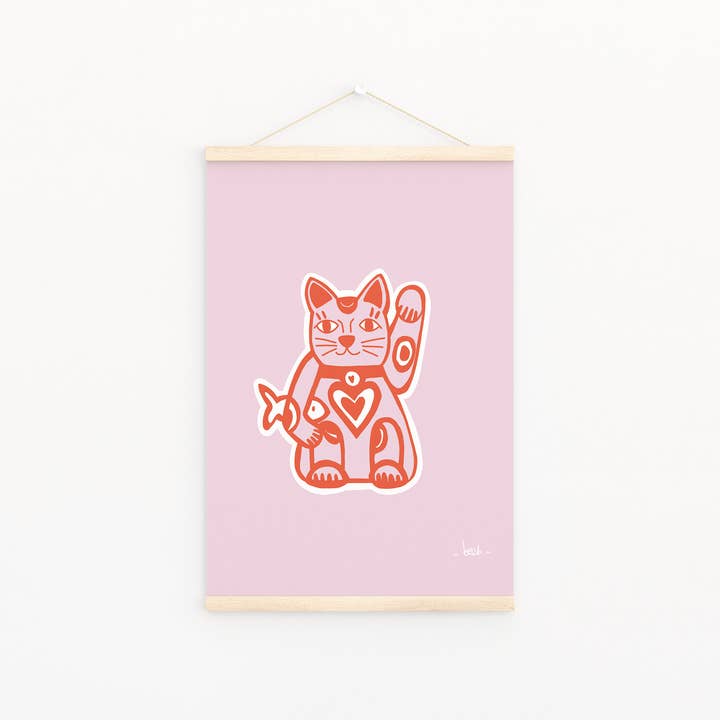 beeb - Wholesale Poster - Affiche 'Lucky Cat'1