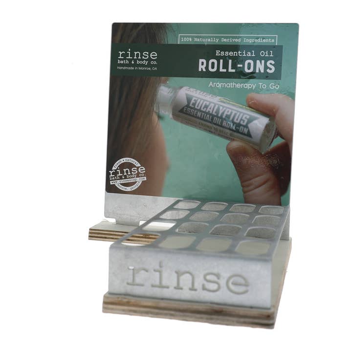 Display roll-on - 4 gusti per la vendita all'ingrosso da parte di Rinse Bath Body Inc