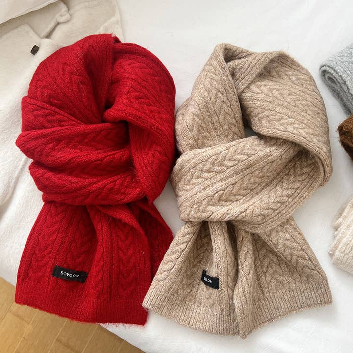 VERSATILE CASUAL KNITTED SOLID COLOR SCARF_CWASC2067 for wholesale by DOUBLJU