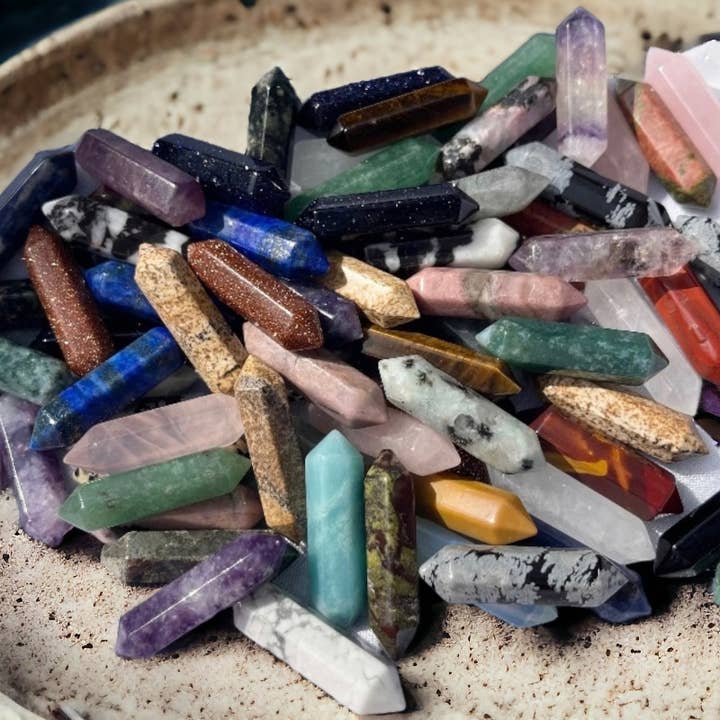 Wax Apothecary - Wholesale Spiritual Stone/Crystal - Assortment of Crystal & Gemstone Points : Double Terminated