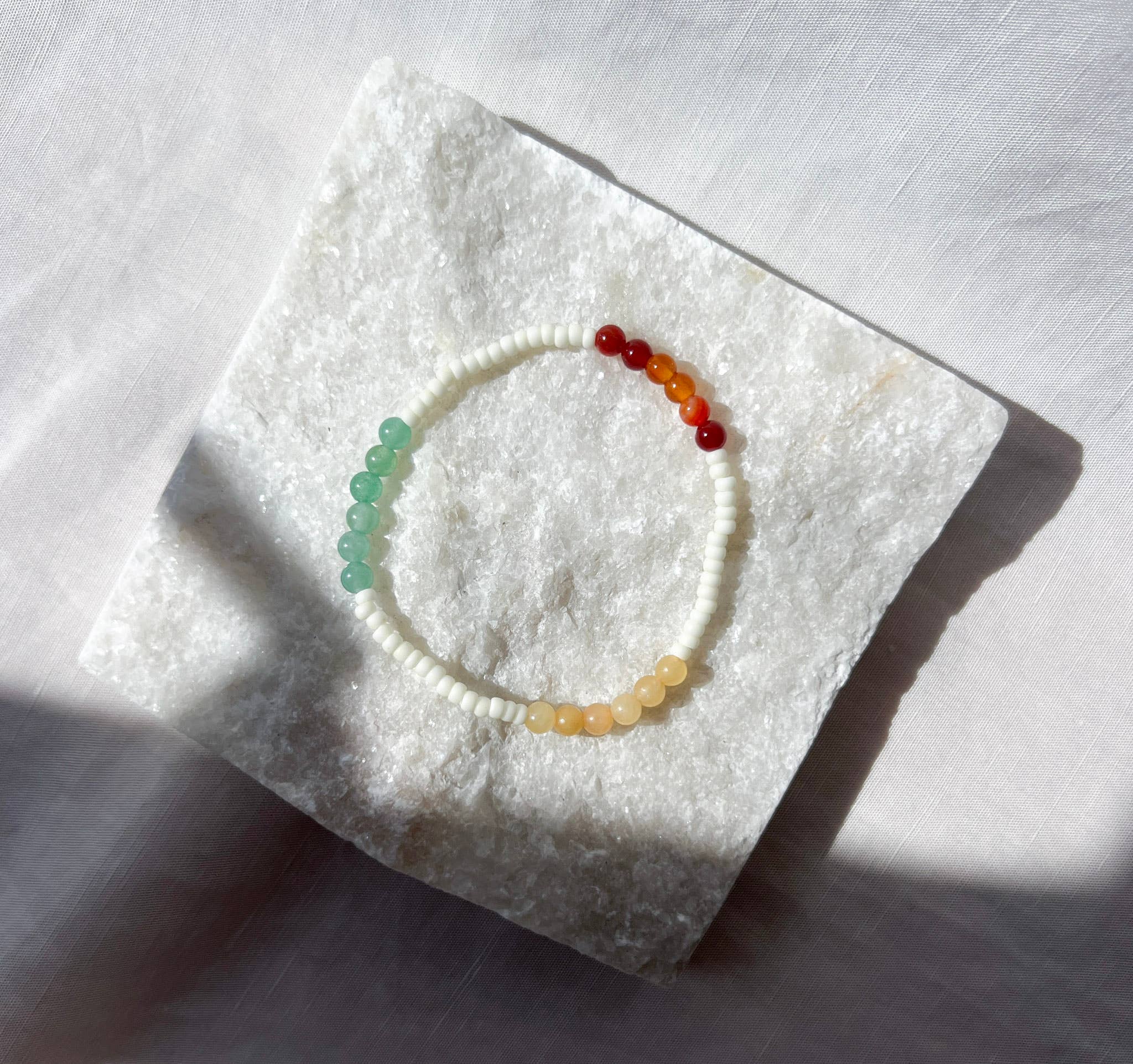 Not I But We - Wholesale Beaded Bracelet - Gratitude Mindfulness Bracelet | Gemstone Intention Bracelet0