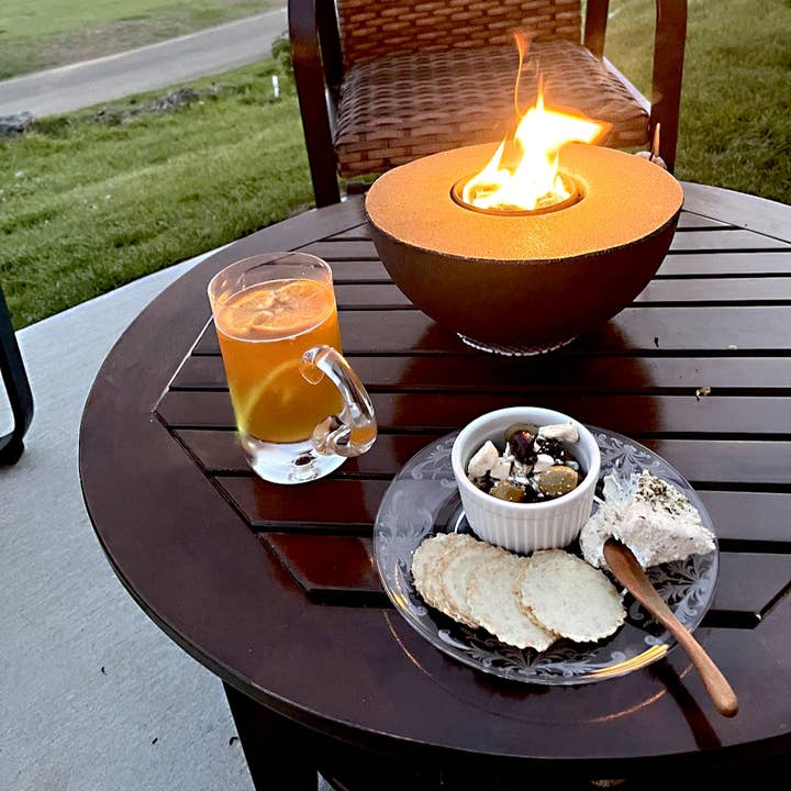 City Bonfires - Portable Fire Pits – wholesale Eldstad – Betong Semi-Round Fire Pit