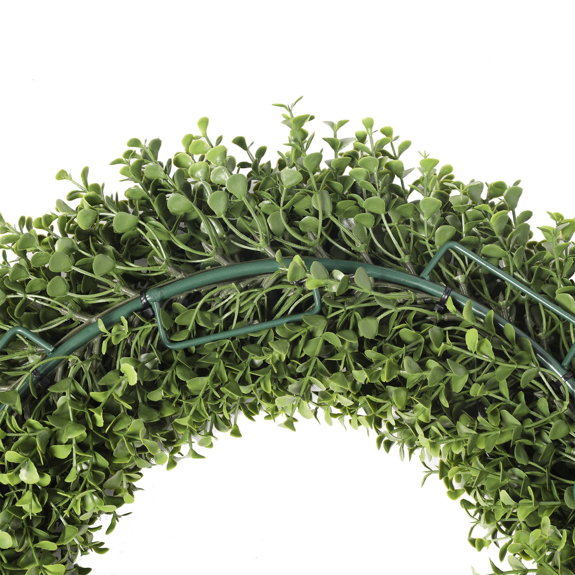 Mills Floral Company - Vente Couronne - Couronne Ronde de Buis UV 19 Pouces1