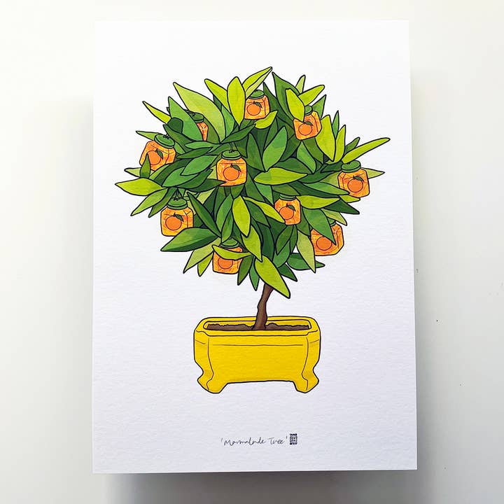 Marmalade Tree Prints for wholesale by Sarah Kwan Artist