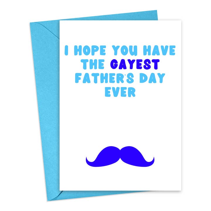 R is for Robo - Wholesale Father's Day Card - Gay Fathers Day Card LGBTQ Funny Father's Day Cards for Dad0