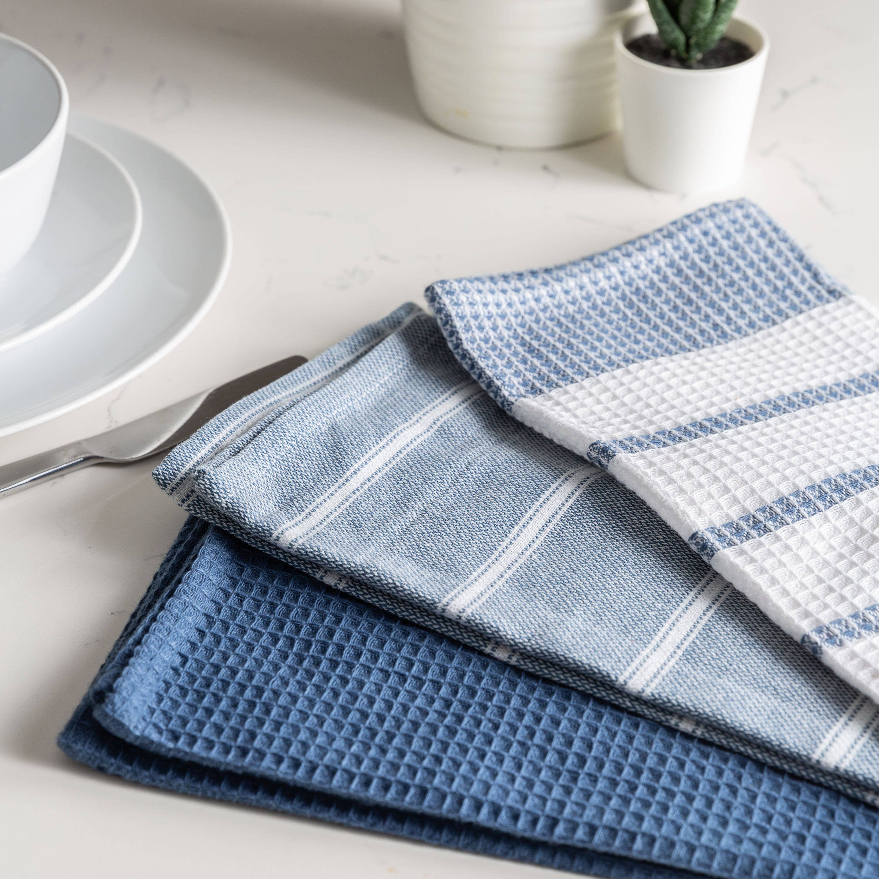Fabstyles - Venta al por mayor Paños de cocina - Set de 3 paños de cocina Fabstyles Fouta de algodón 100%7