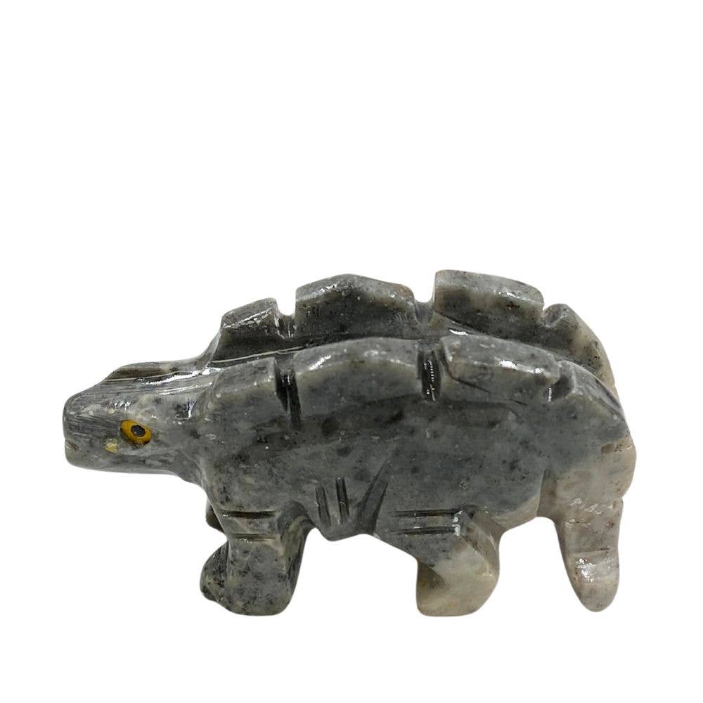 Earths Elements Wholesale - Wholesale Retailer Sample - Home Decor - Crystal Animal - Stegosaurus Soapstone1