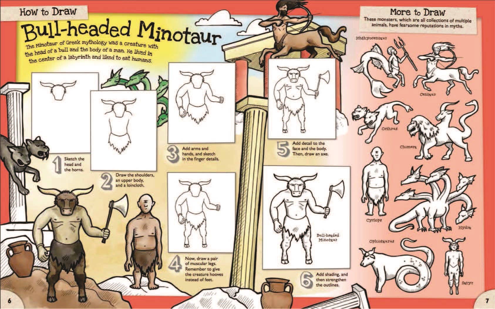 Sourcebooks - Wholesale Reference - How to Draw Scary Monsters and Other Mythical Creatures2