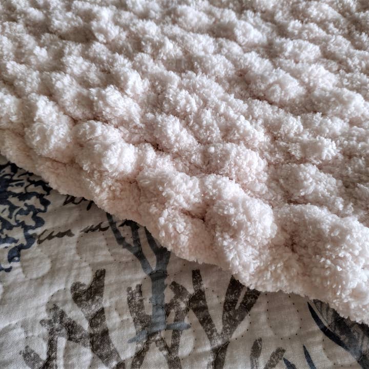 Outer Banks Treasure - Wholesale Bedding Blanket - Kids & Baby - Chunky Knit Handmade Toddler and Baby Blankets Solid Colors13