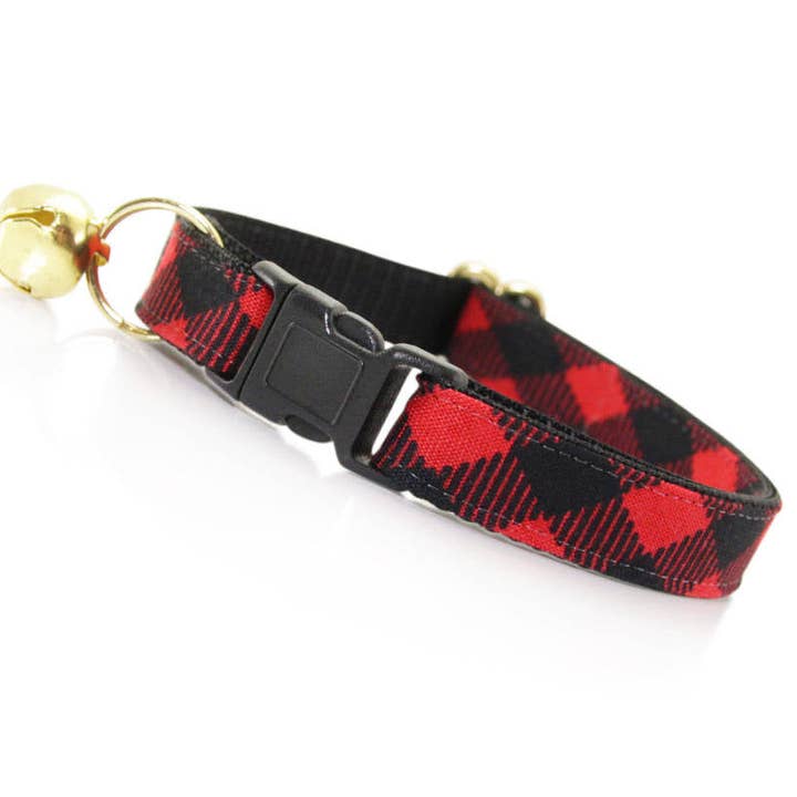 «Cozy Cabin Red» - Cuello de cuadros de búfalo para venta al por mayor de Made By Cleo