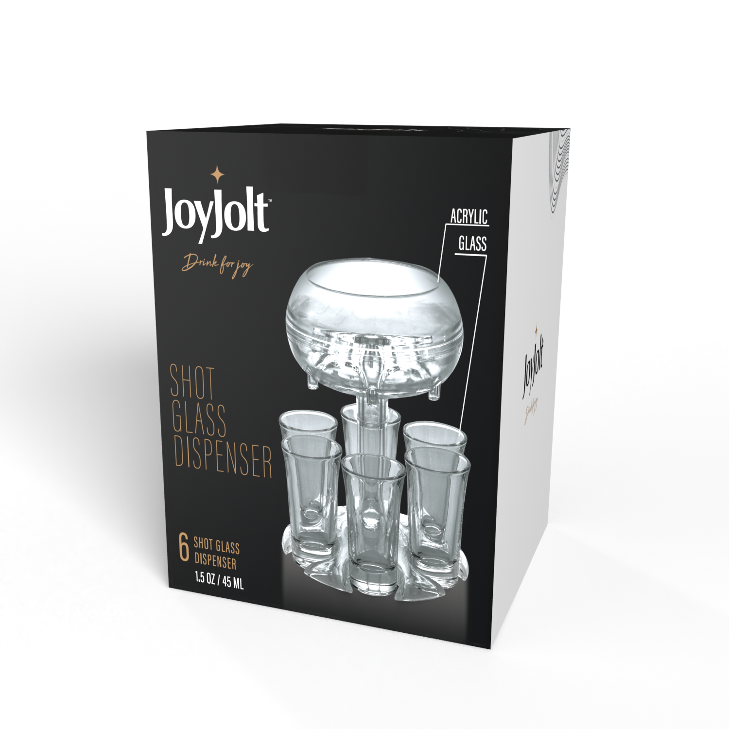 JoyJolt - Wholesale Shot Glass - Shot Dispenser with REAL Glass Shot Glasses!6