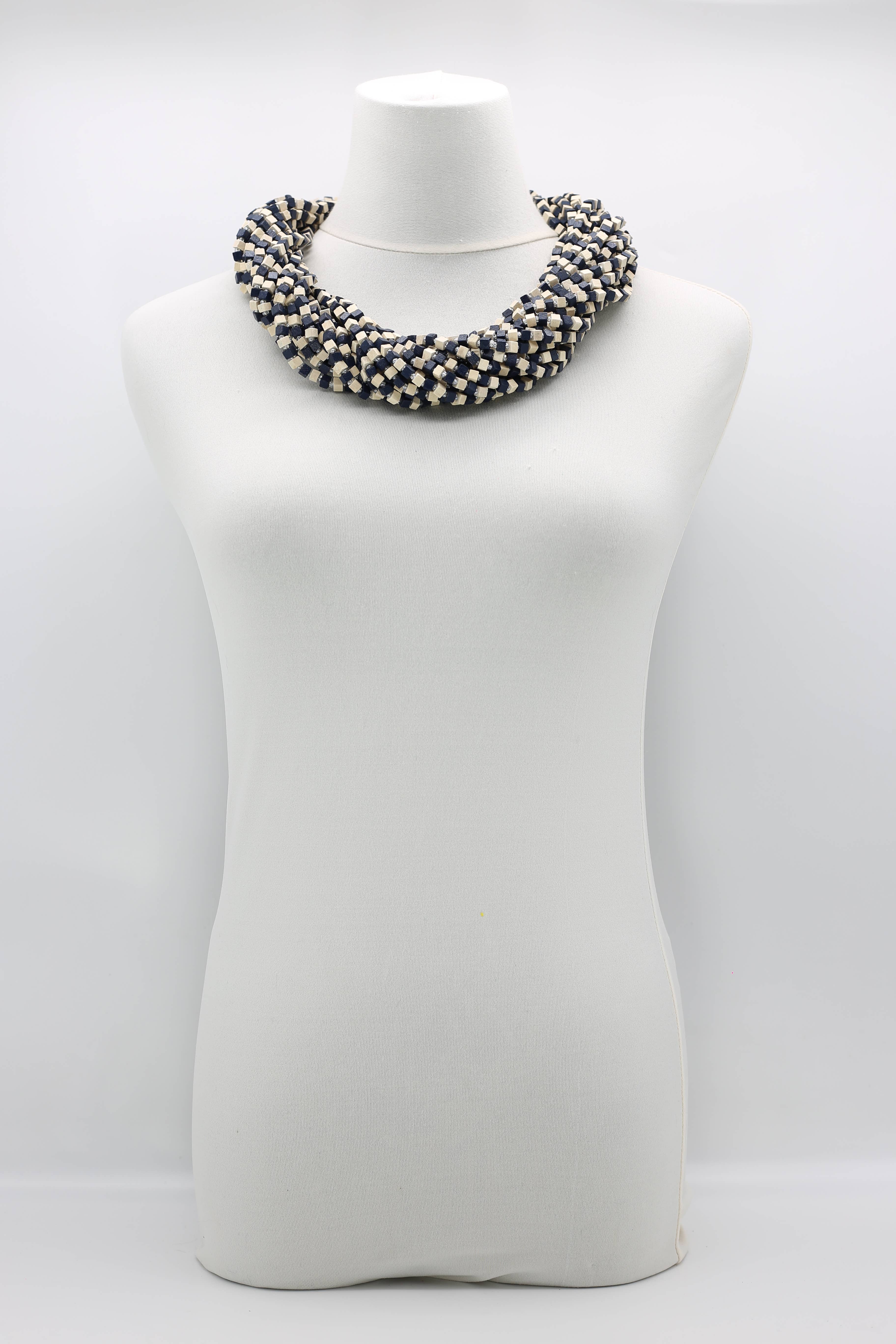 Jianhui London – Engroshandel Perlehalskæde – Den næste Pashmina halskæde Træperler - Mosaic Art122