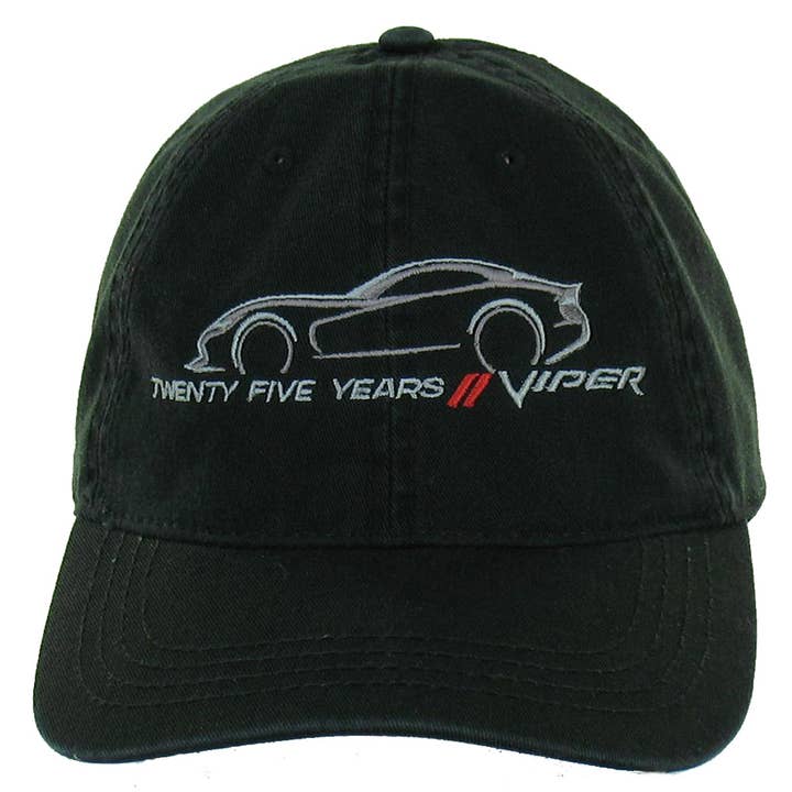 Hat - Dodge Viper 25 (Black) for wholesale by Detroit Shirt Co.