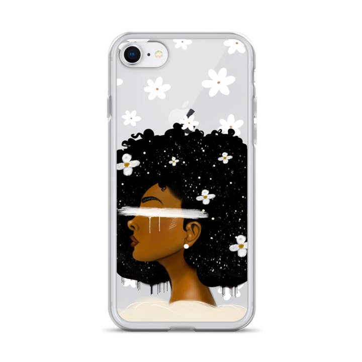 Hair in the Clouds Clear Case for iPhone® for wholesale by AfroGirl By Hannah