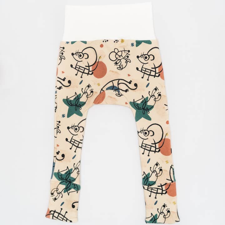 Evolutive Fleece-Lined Legging Pants for Young Artists for wholesale by Moraduix