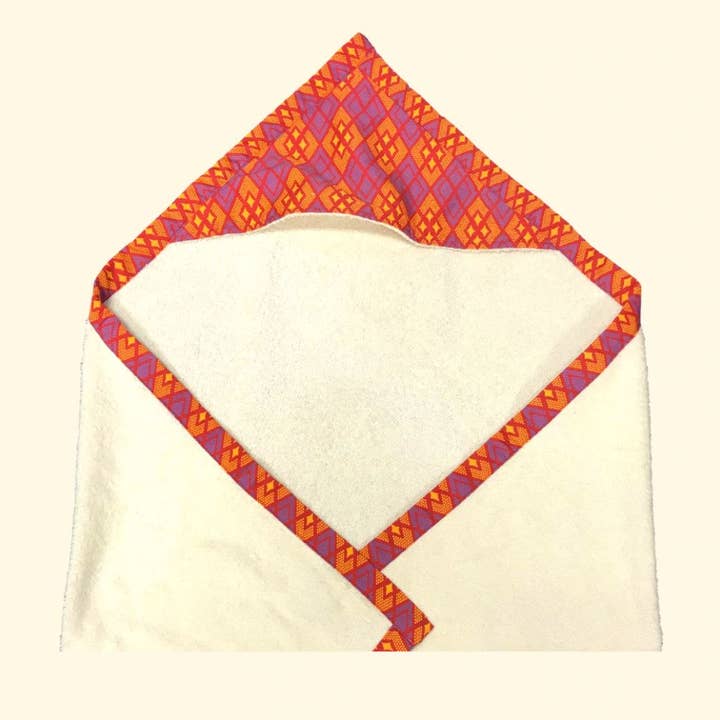 Capa baño estampado orgánico Eban morado para venta al por mayor de Viwa