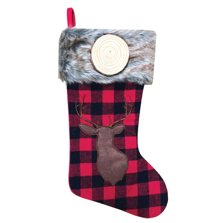 Manta com Renas Castanhas Meias Personalizadas por atacado de PolarX Ornaments