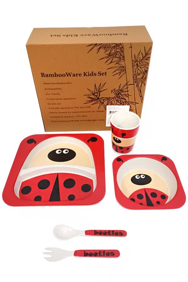 Cap Zone - Wholesale Dinnerware Set - Kids & Baby - Bamboo Children's Dinnerware & Cutlery Set Collection5