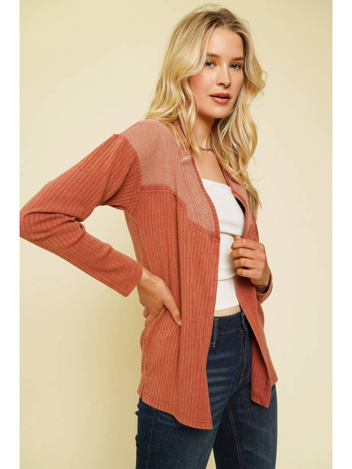 Mystree - Wholesale Cardigan - Women's - 20621 Mix Media Cardi2