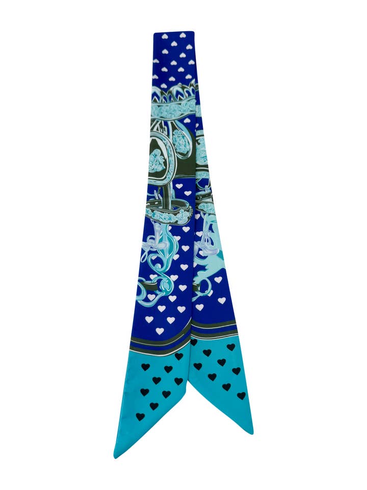 Create your own Scarf Neck - Blue and Turquoise Heart - S56 for wholesale by Gemelli
