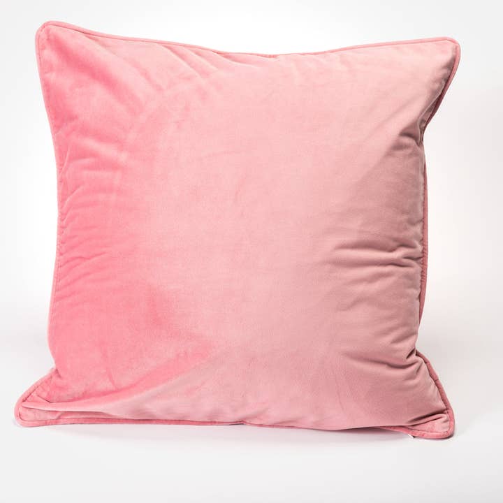 Blush Pink Velvet Decorative Pillow for wholesale on Faire0