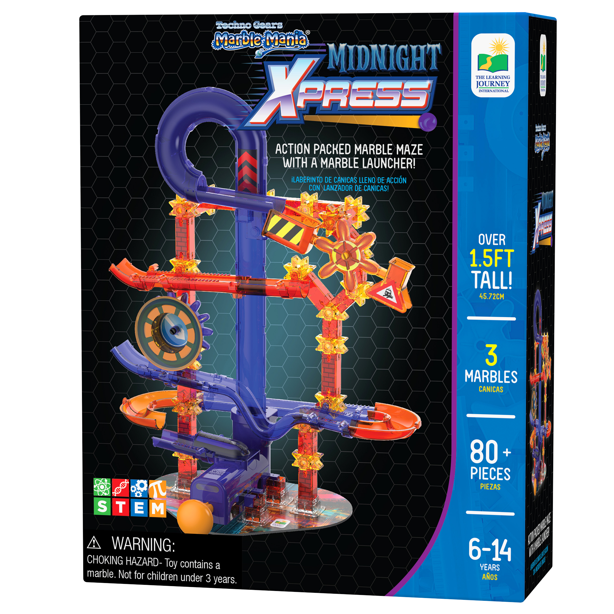 The Learning Journey – wholesale Byggsats - Barn – Techno Gears Marble Mania Midnight Xpress (80+ delar) (NY)1