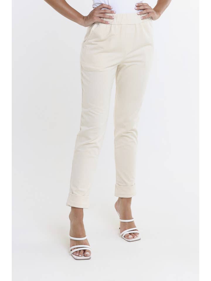 TINA Stephens Italy/Tees By Tina – Großhandel Hose – Damen – Tamara French Terry Jogginghose (PL193)1