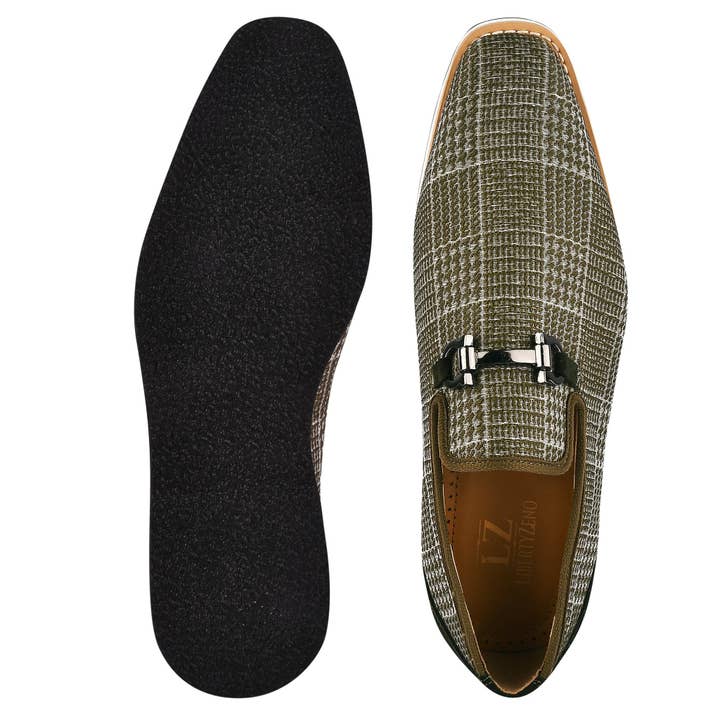 LIBERTYZENO - Wholesale Loafers - Men's - Megaball mens Casual textile printed buckle shoes6