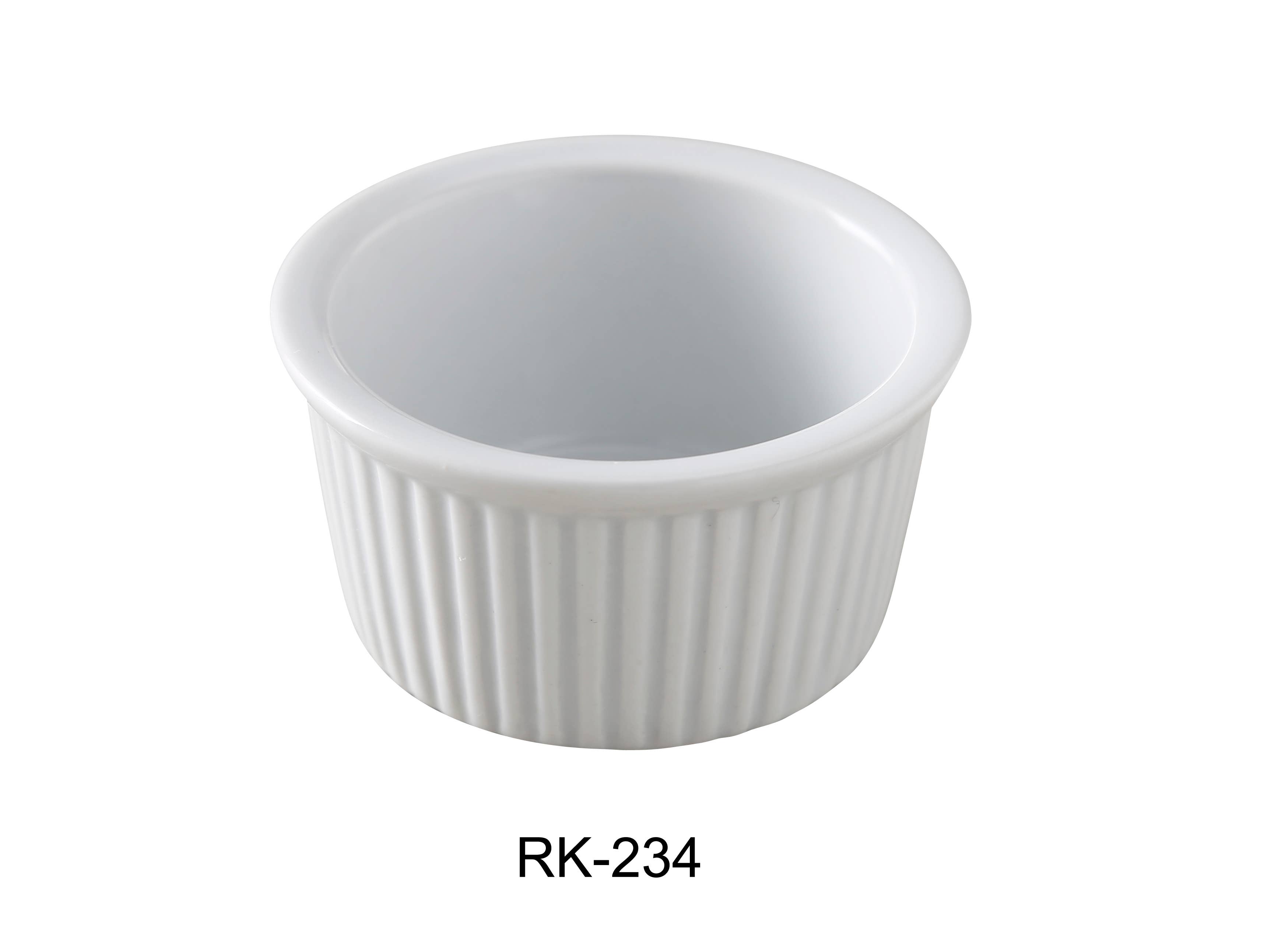 Yanco - Wholesale Ramekin - 3" X 1 1/4"H RAMEKIN FLUTED 3.5 OZ0