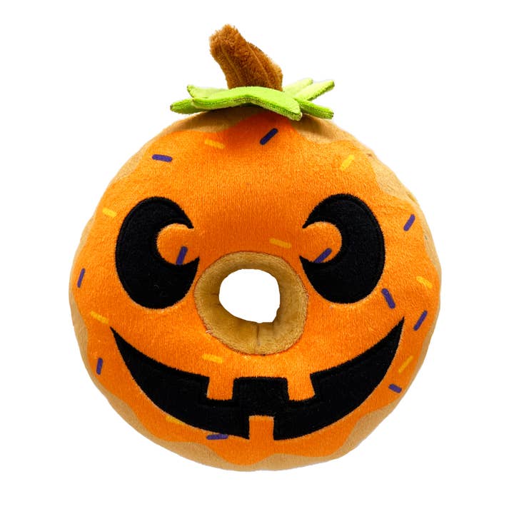 Pumpkin Donut Dog Toy for wholesale by Huxley & Kent