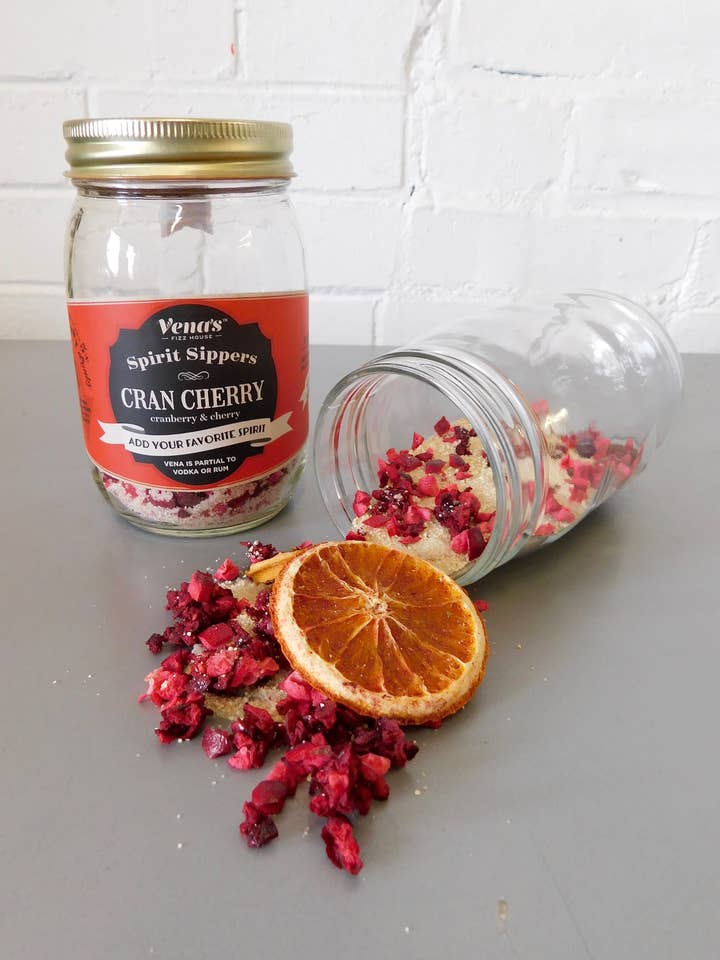 4 oz CRAN-CHERRY SPIRIT NIPPER COCKTAIL INFUSION for wholesale by Vena's Fizz House