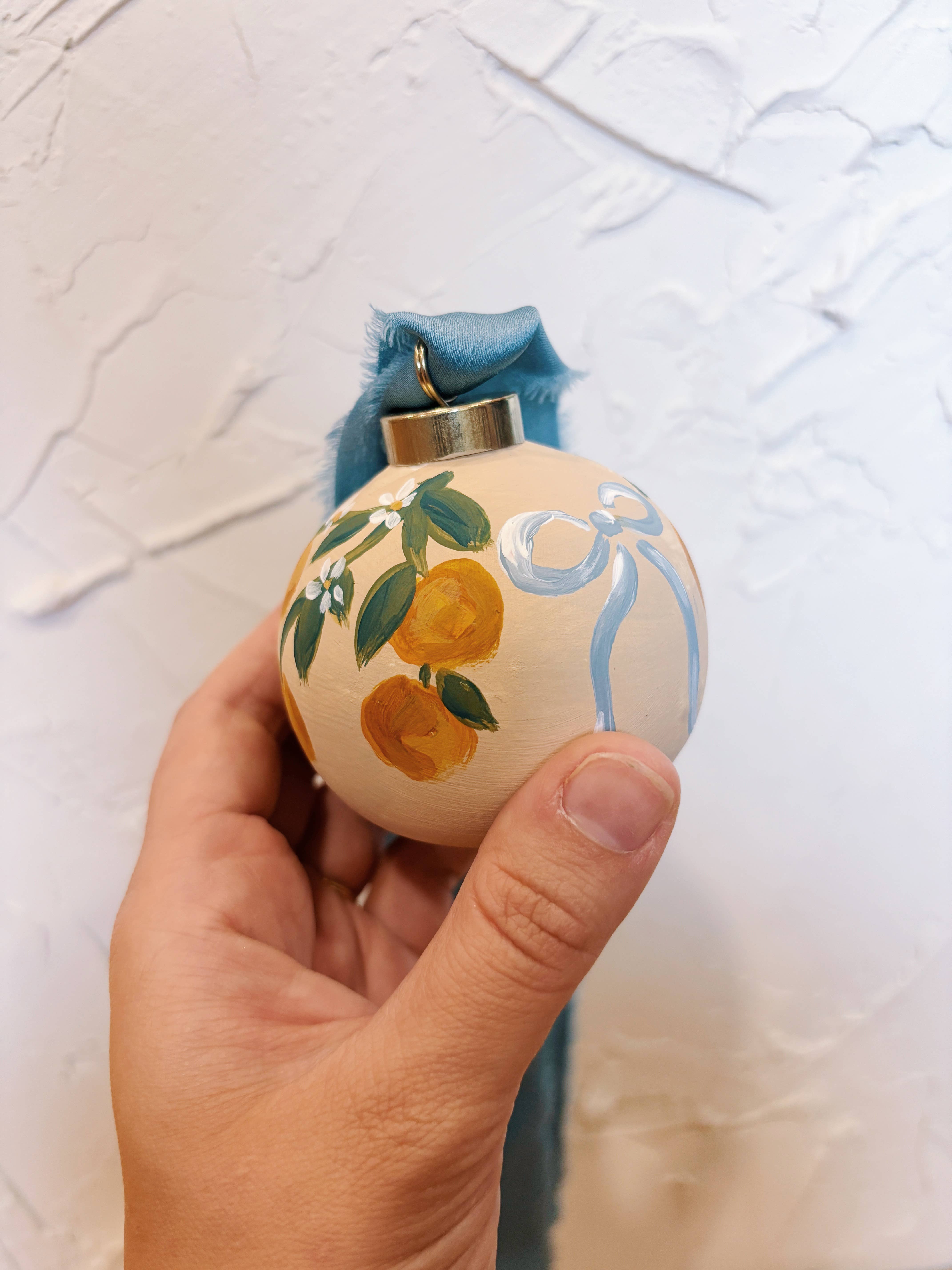 Tessa Jane Media - Wholesale Ornament - Tuscan Orange Christmas Ornament 1