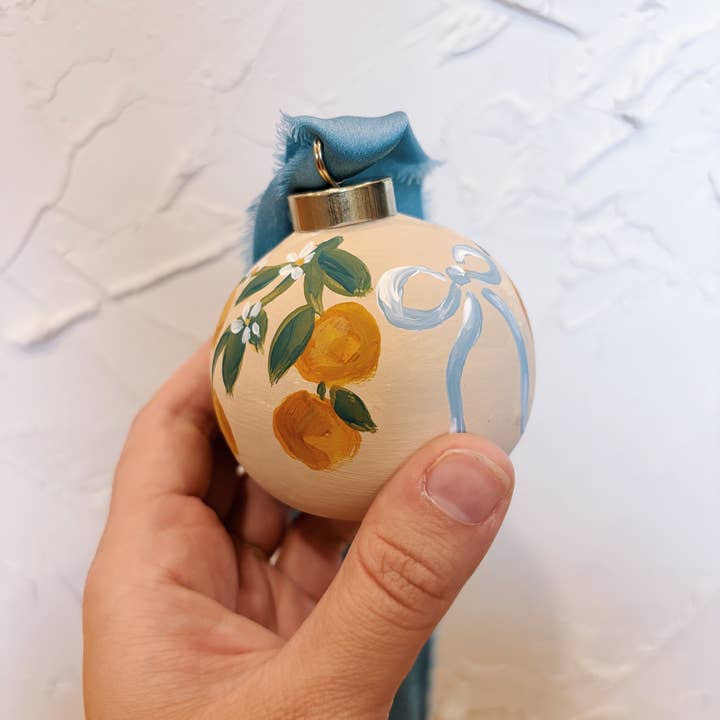 Tessa Jane Media - Wholesale Ornament - Tuscan Orange Christmas Ornament 1