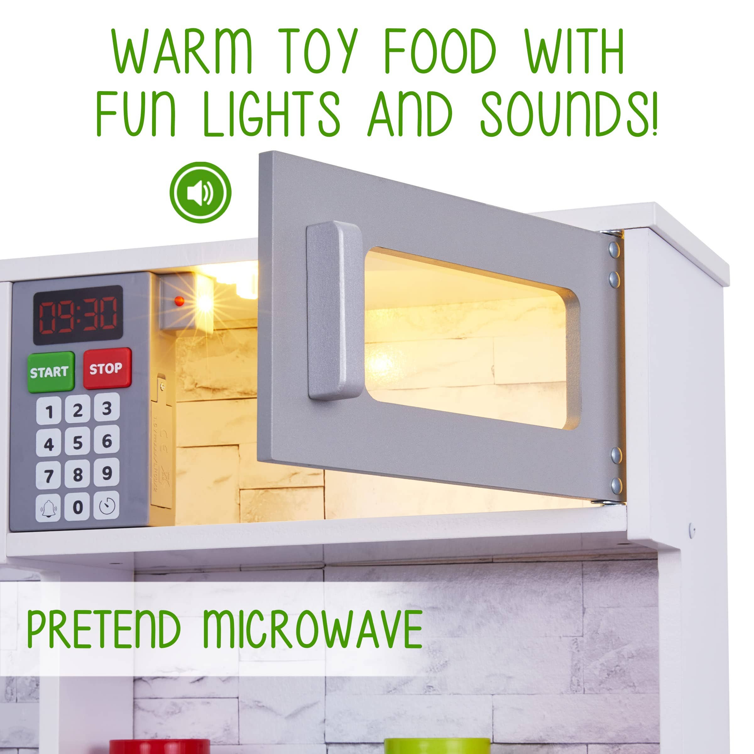 Jumbl - Wholesale Toy Set - Kids - Kids Kitchen Set, Wooden Kitchen Playset with Accesories10