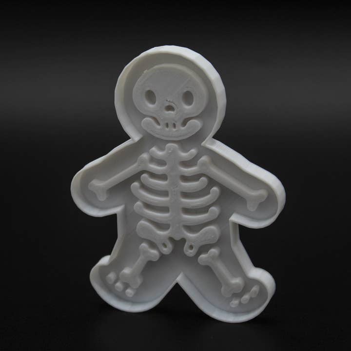 Clever Contraptions - Wholesale Biscuit cutter - Skeleton Gingerbread Cookie, Fondant, Playdough Cutter4