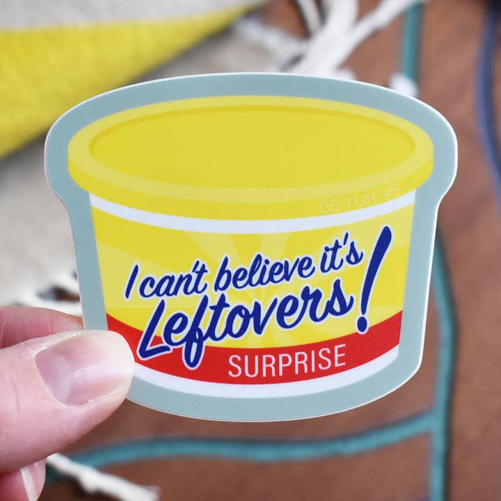 Leftovers Sticker for wholesale by Wild North Co