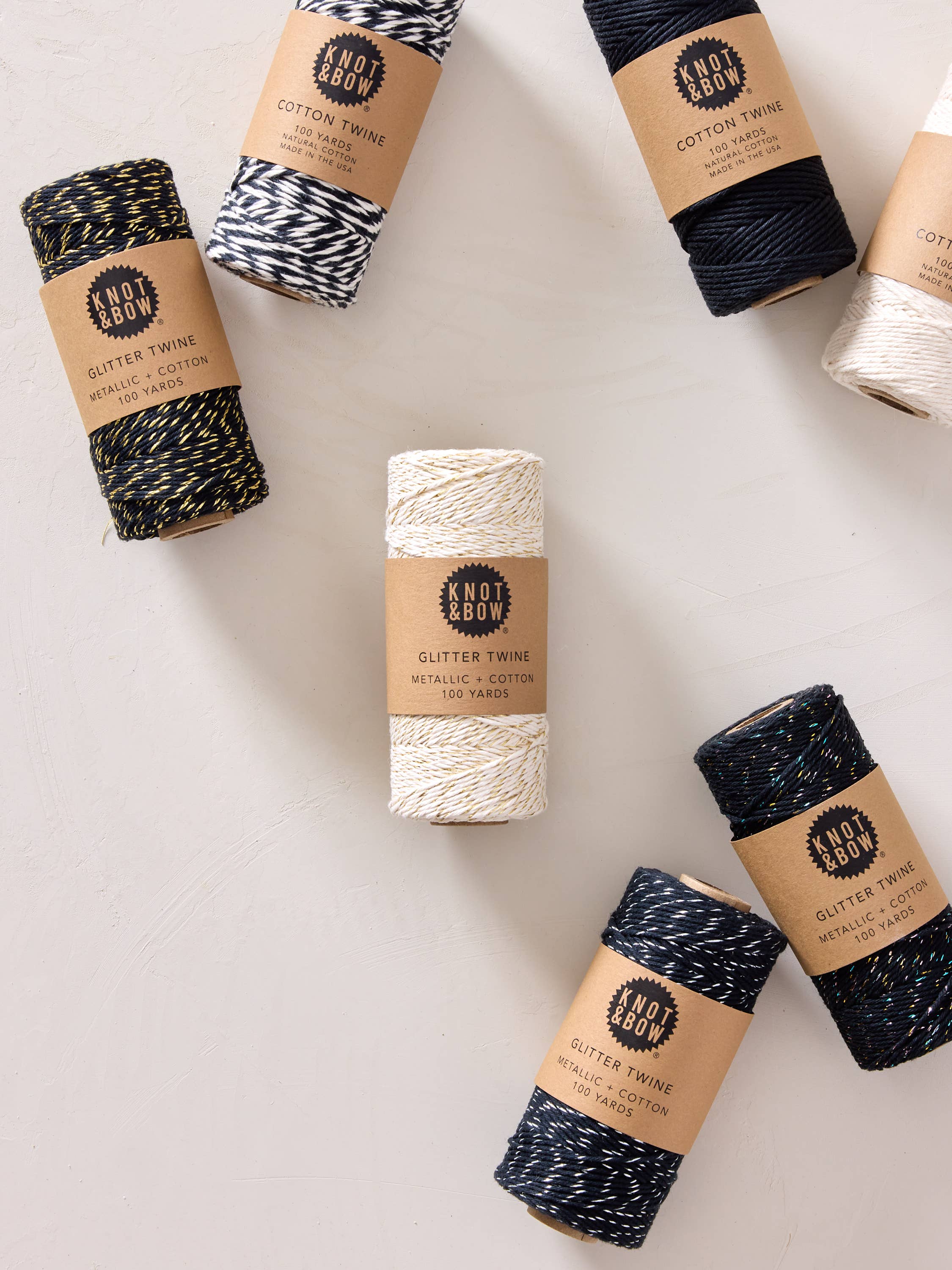 Knot & Bow - Wholesale Twine - Black Cotton Twine3