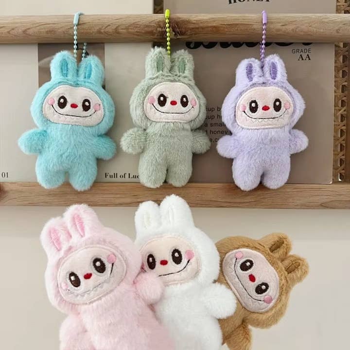 PR GROUPS LLC - Wholesale Keychain - Kids - Mini Doll Pendant Keychain Kids Toy - Assorted